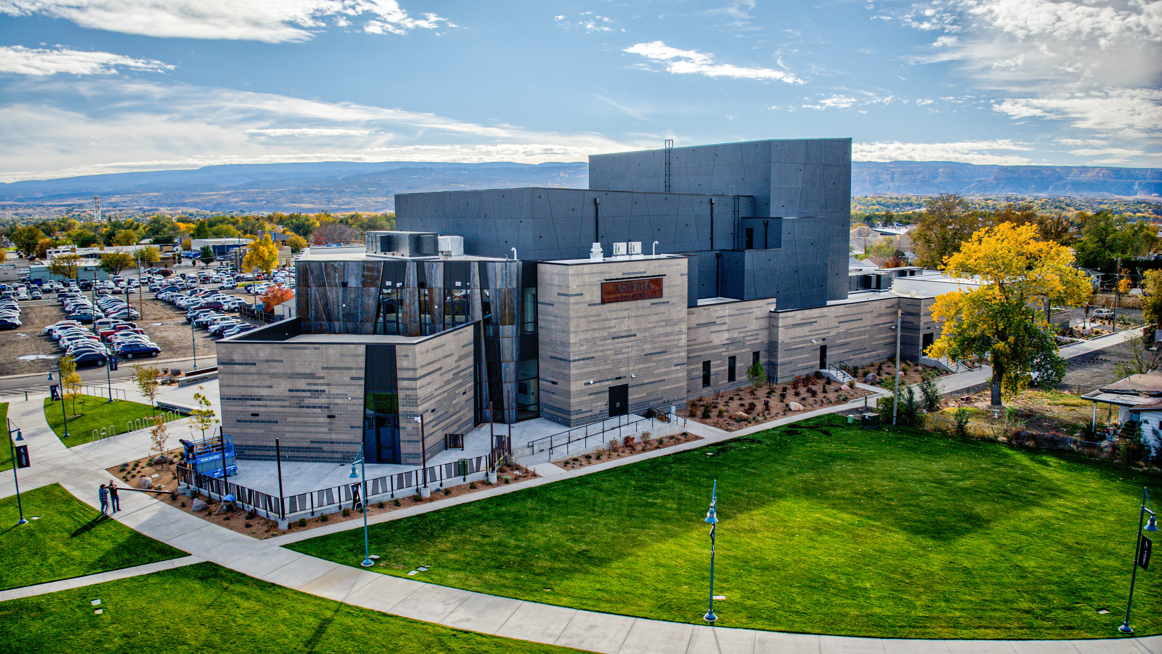 Asteria Theater Nov 2024 Daylight Drone Aerial 22