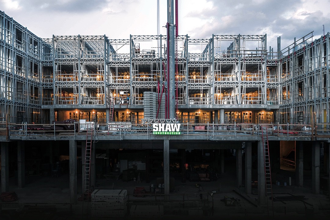 Illuminated SHAW sign 12th and Grant for web