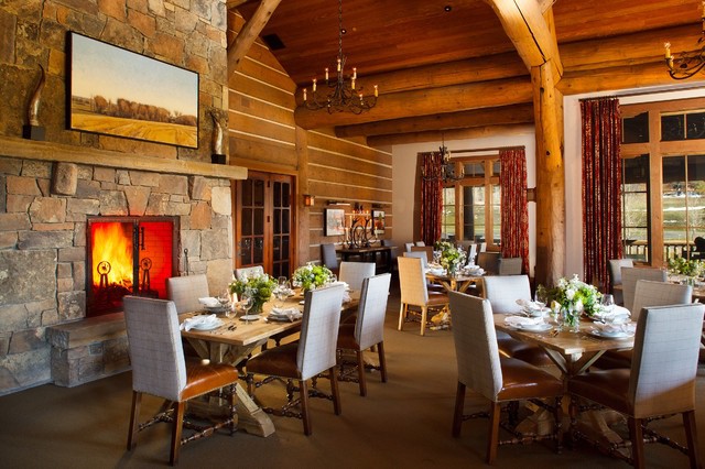 Rustic dining room