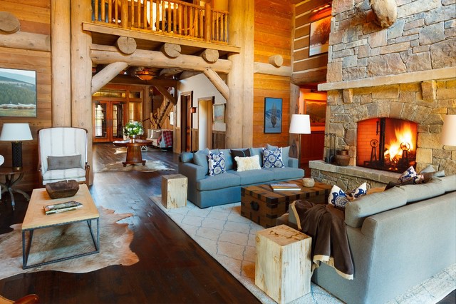 Rustic living room