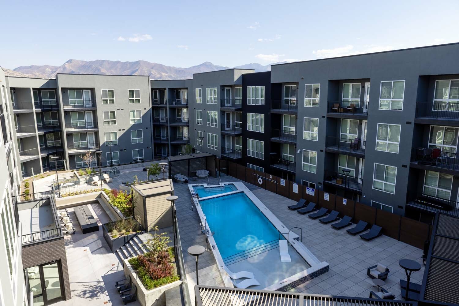 The citizen pool fromdeck